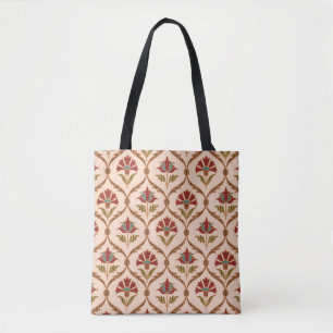 Bolsa Tote desenho do padrão de colheita abstrato ornamental,