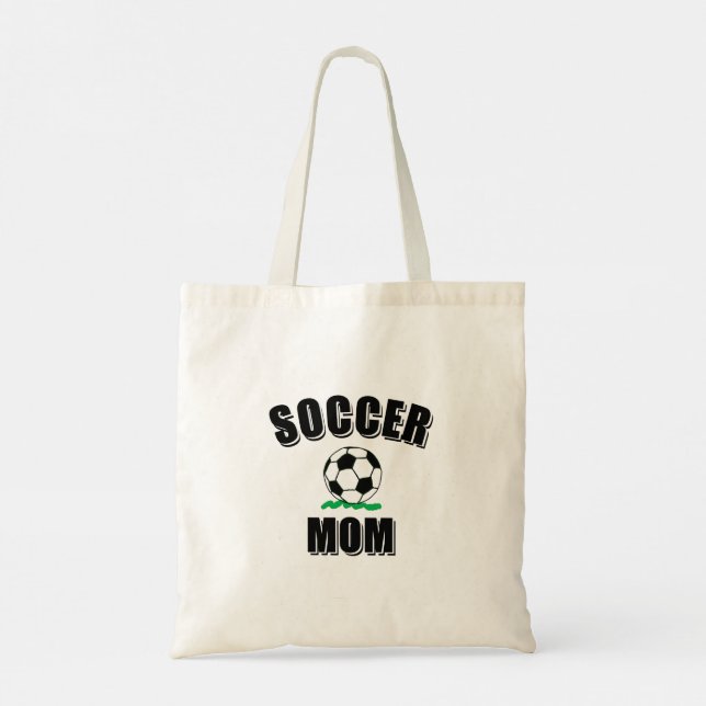 Bolsa Tote Desenho E Texto Da Mãe Do Futebol (Verso)