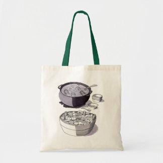 Bolsa Tote Desenho em escala de cinza de muitas faces em uma