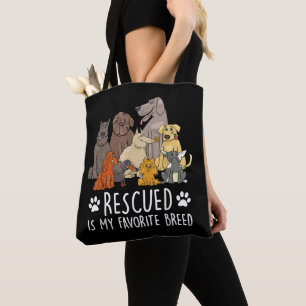 Bolsa Tote Desenho engraçado de cachorro para homens e mulher
