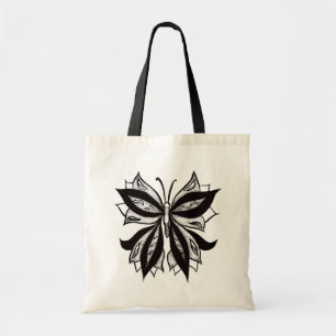 Bolsa Tote Desenho estranho da tinta do abstrato do tatuagem