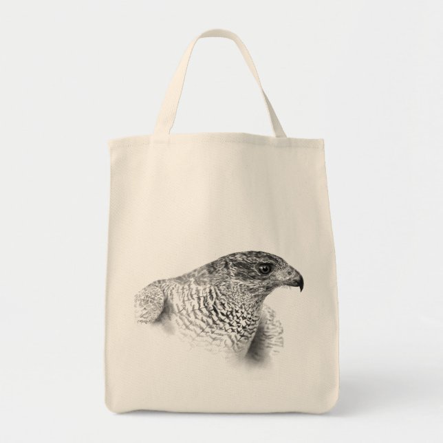 Bolsa Tote Desenho Goshawk (Frente)