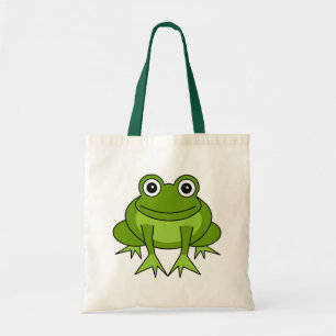 Bolsa Tote Desenhos animados bonitos do sapo - príncipe no