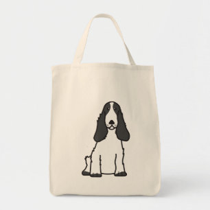 Bolsa Tote Desenhos animados do cão de cocker spaniel do