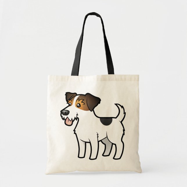 Bolsa Tote Desenhos animados Jack Russell Terrier (Frente)