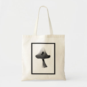 Bolsa Tote Desenhos animados preto e branco da ilustração do