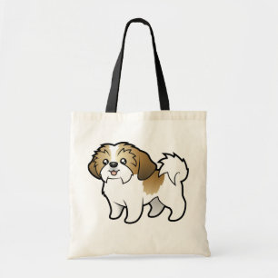 Bolsa Tote Desenhos animados Shih Tzu (filhote de cachorro