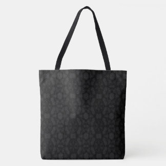 Bolsa Tote Desenhos MODERN de abstrato em mosaico rosa-preto