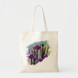 Bolsa Tote Desert Bloom Paint Splatter Tote Bag