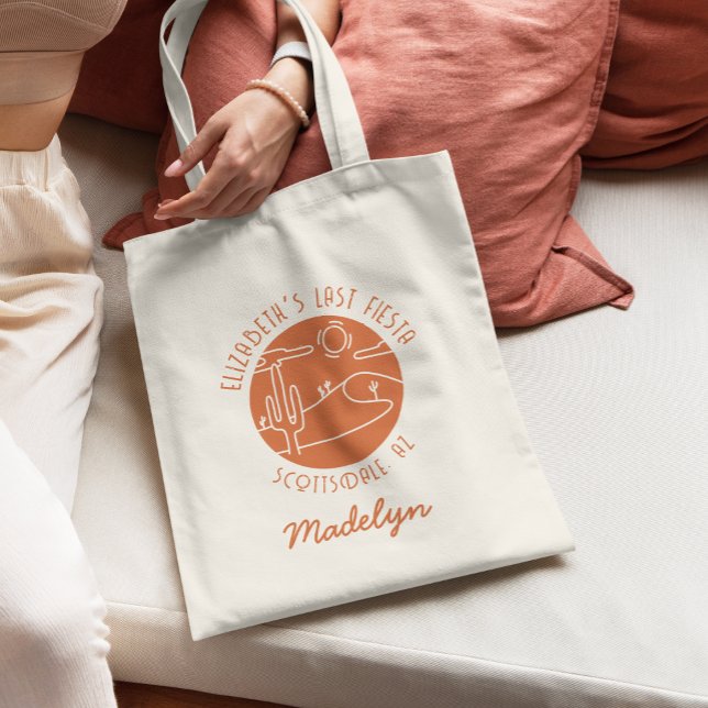 Bolsa Tote Desert Final Fiesta Bachelorette (Criador carregado)