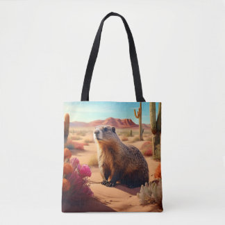 Bolsa Tote Desert Groundhog