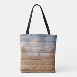 Bolsa Tote Desert Landscape Sandstone Buttes And Heavenly Sky