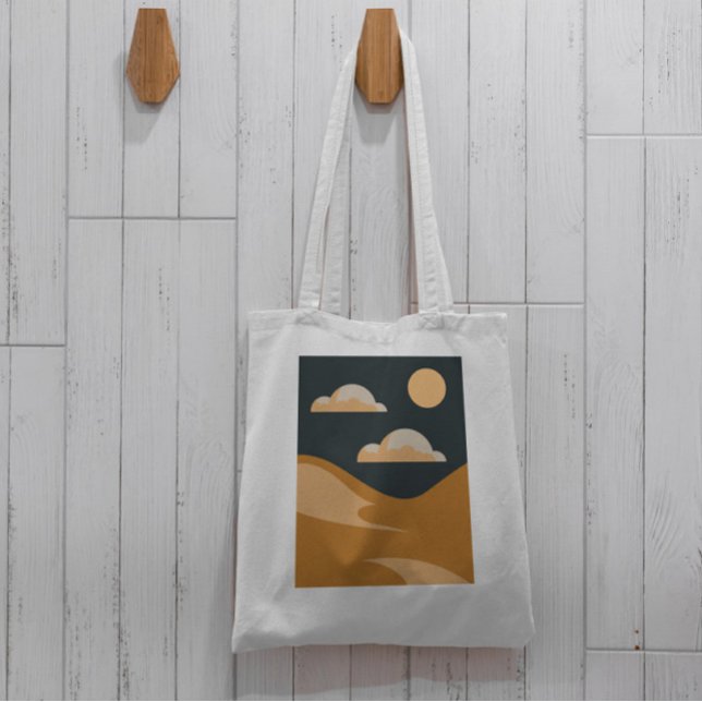 Bolsa Tote Deserto de abstrato (Criador carregado)