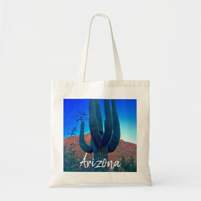 Bolsa Tote Deserto de Saguaro Cactus arizona (Frente)