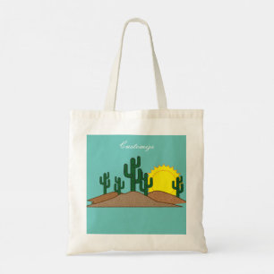 Bolsa Tote Deserto de Saguaro Cactus Sunrise Thunder_Cove Ver