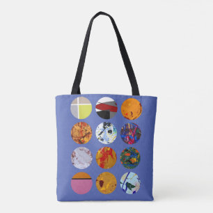 Bolsa Tote Design #3 dos círculos do teste padrão