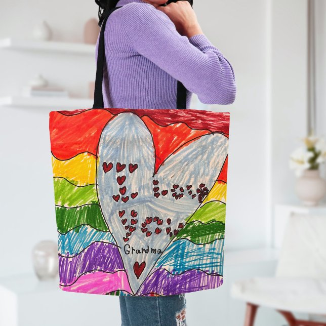 Bolsa Tote Design a Saco de Toque Personalizado com Trabalho  (Criador carregado)