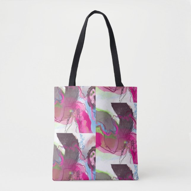 Bolsa Tote Design abstrato (Frente)