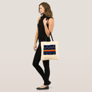 Bolsa Tote Design abstrato de design tribal