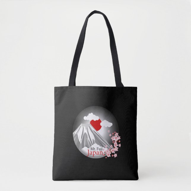 Bolsa Tote Design Abstrato do Florji Cherry Blossom (Frente)