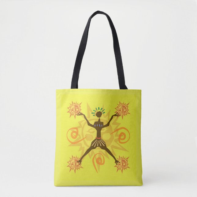 Bolsa Tote Design africano (Frente)