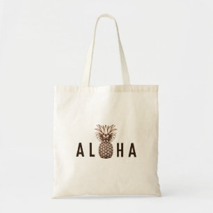 Bolsa Tote Design Aloha Tropical com abacaxi