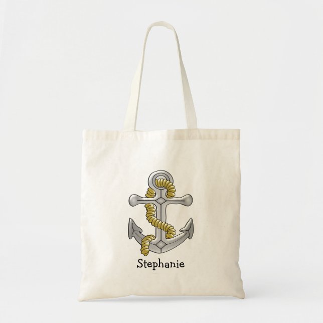 Bolsa Tote Design Âncora (Frente)