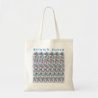 Bolsa Tote design Bag 3D "Bunny Slope" por Magic Eye®