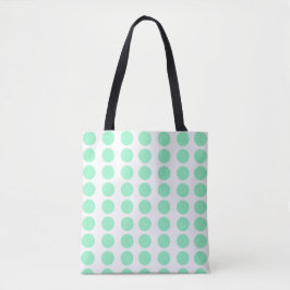 Bolsa Tote Design Bolinhas Verde