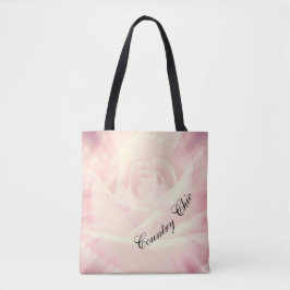 Bolsa Tote Design chic country rosa
