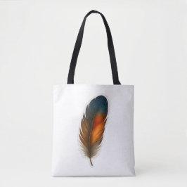 Bolsa Tote Design Colorida Feather