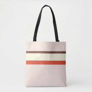 Bolsa Tote Design, cor-de-rosa, castanho