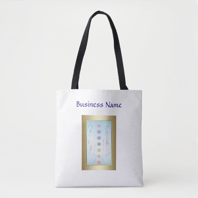Bolsa Tote Design cura holístico das mãos (Frente)
