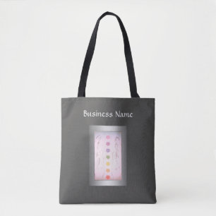Bolsa Tote Design cura holístico de prata das mãos