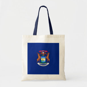Bolsa Tote Design da bandeira do estado do Michigan