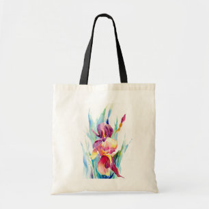 Bolsa Tote Design da íris da aguarela