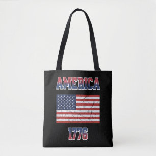 Bolsa Tote design de 4 de julho