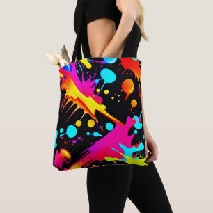 Bolsa Tote Design de abertura de tinta nova