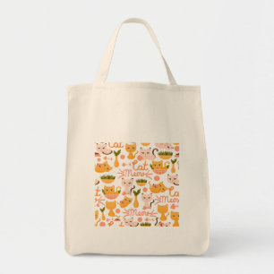 Bolsa Tote design de amante de gatos