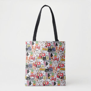 Bolsa Tote design de animal fofo e engraçado - amante de anim