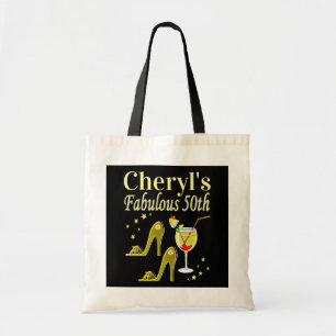 Bolsa Tote Design DE ANIVERSÁRIO GORGO DOURADO 50º ANIVERSÁRI