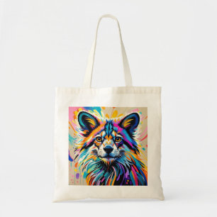 Bolsa Tote design de arte animal feliz e engraçada e fofa