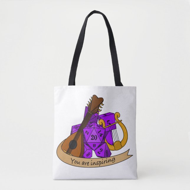 Bolsa Tote Design de Bard Dice (Frente)