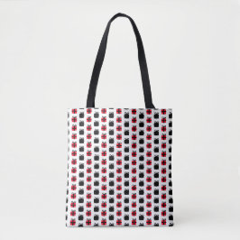 Bolsa Tote design de caixa de presente sacola de compras
