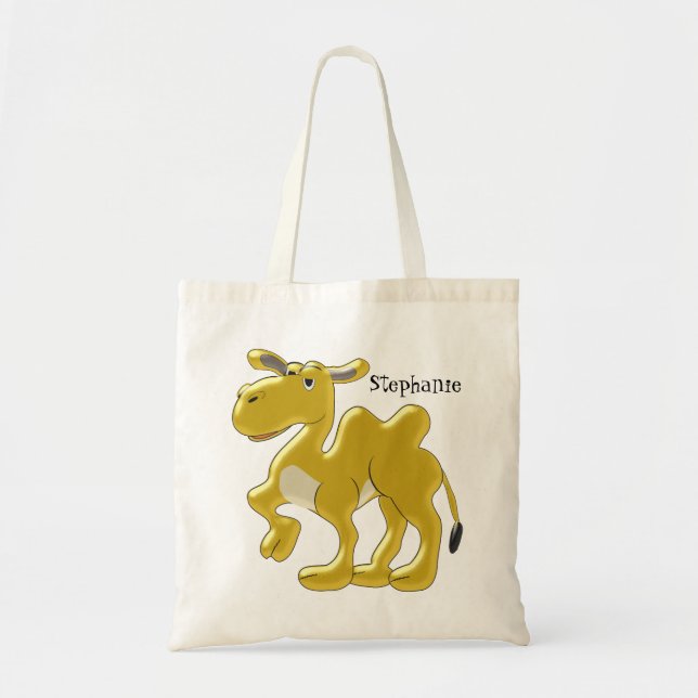 Bolsa Tote Design de Camelo Personalizado  (Frente)
