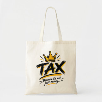 Bolsa Tote design de camiseta de imposto