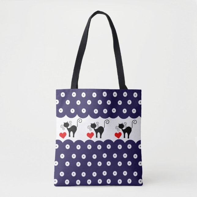 Bolsa Tote Design de cerâmica tradicional polonesa (Frente)