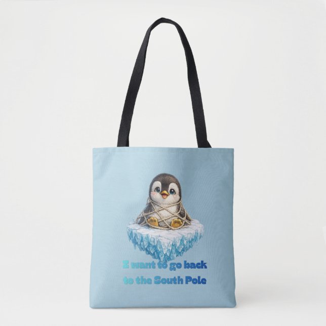 Bolsa Tote Design de Conservação da Mudança Climática de Ping (Frente)