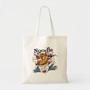 Bolsa Tote Design de Copo de Macarrão Ramen