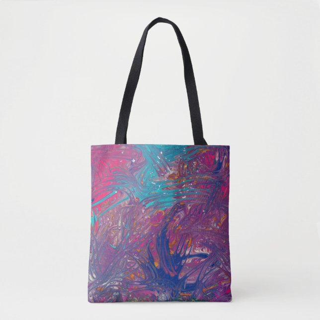 Bolsa Tote Design de cores do Vortex (Frente)